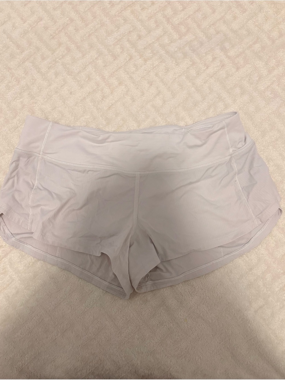 lululemon white speed up low rise 2.5